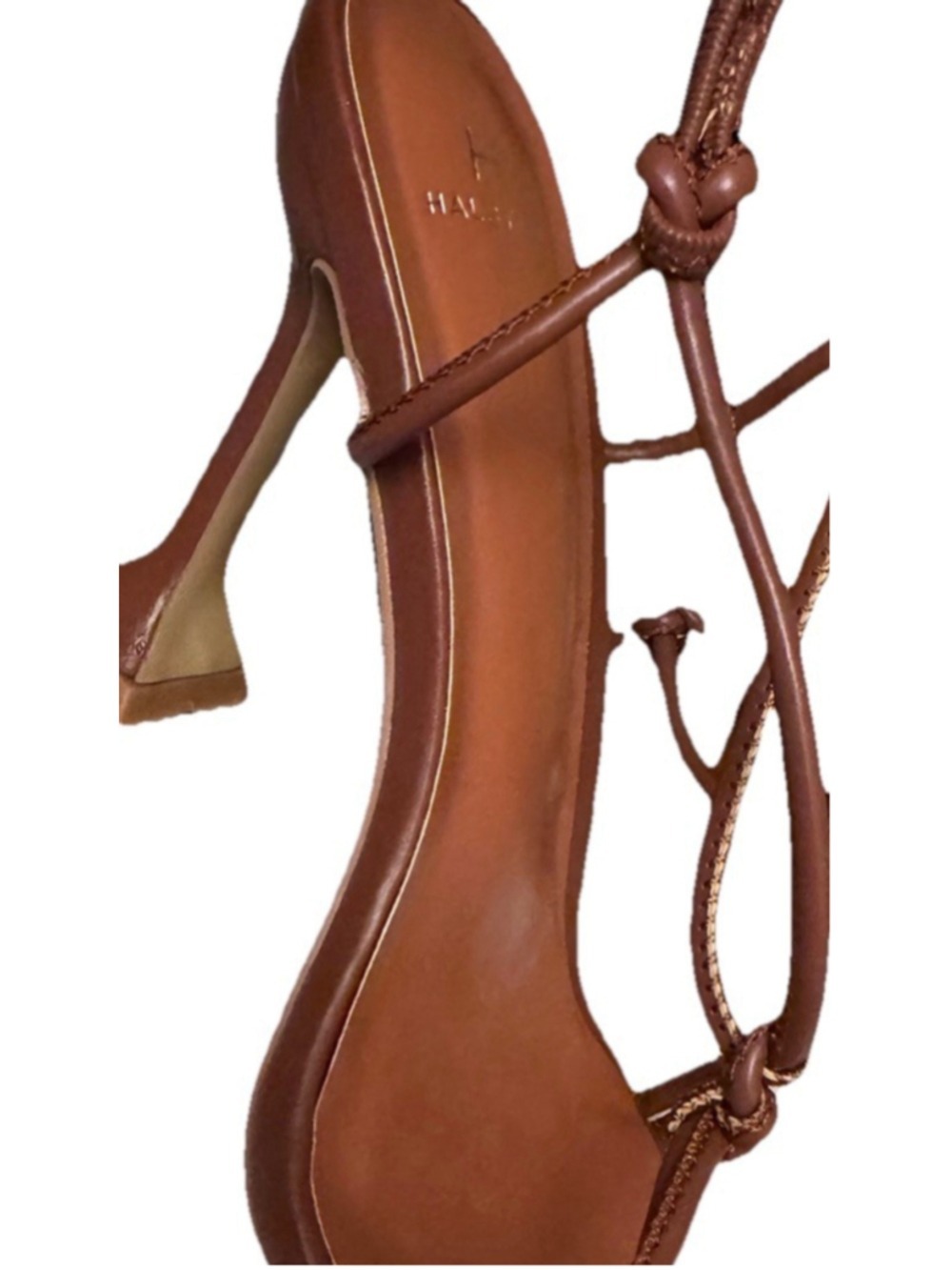 Halston Picasso Lace-Up Sandal 9.5 - Picture 7 of 9